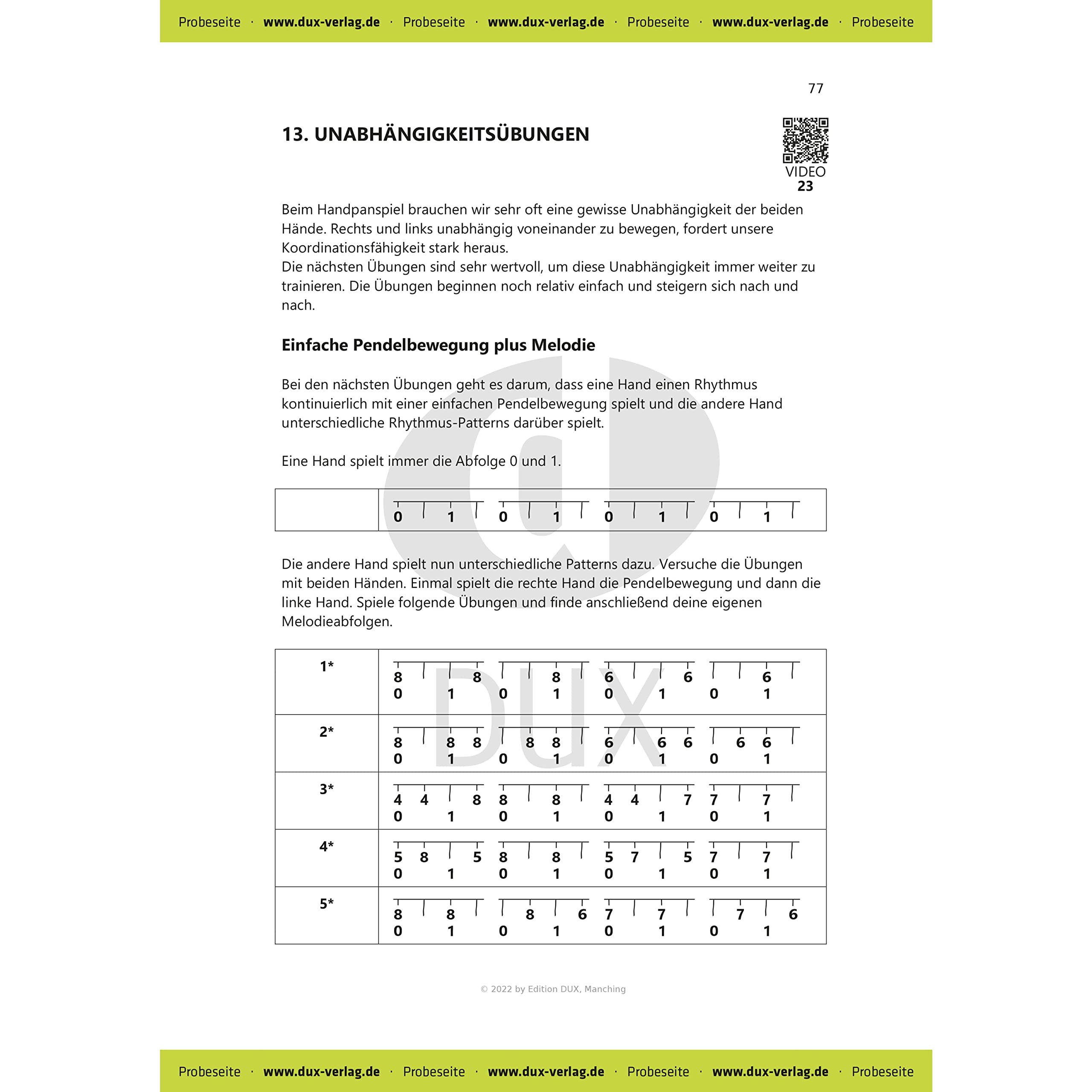 Edition Dux Das Handpanbuch 2 - Didactique pour Percussion