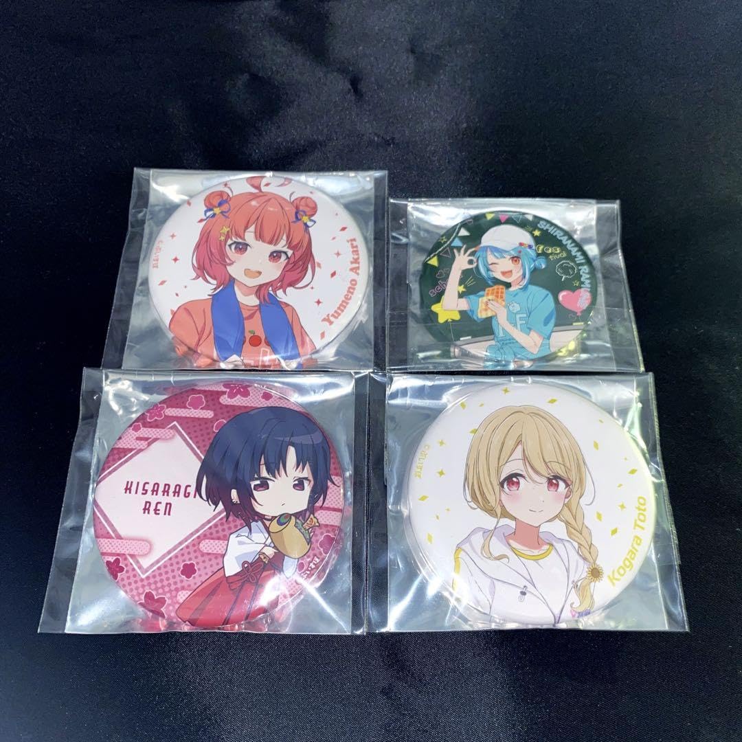 夢野あかり 文化祭缶バッチ Amazon.co.jp: 夢野あかり あかりん 白波らむね 如月れん 小雀とと ぶ