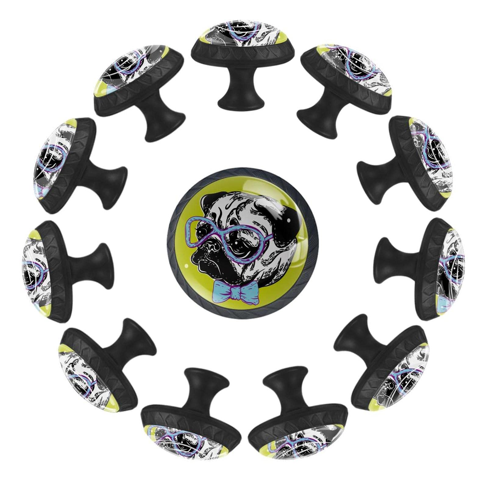 Boutons de tiroir ronds de 35 mm pour commode et salle de jeux