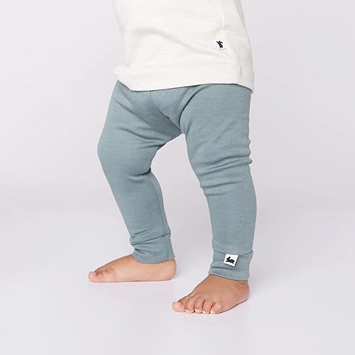 Vista 7 de Little and Lively - Leggings de algodón de bambú para bebés, niños pequeños, jóvenes..