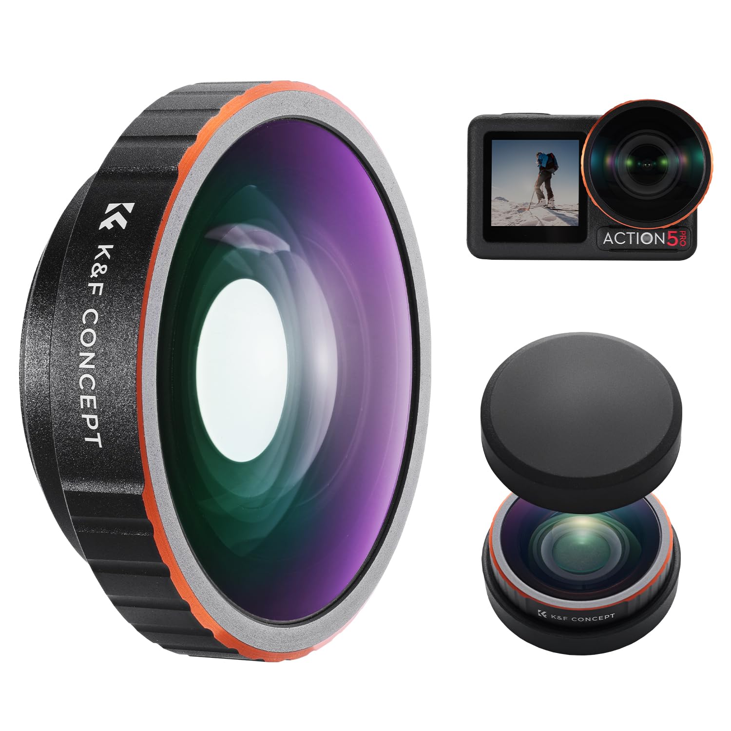 Amazon.com : K&F CONCEPT Wide-Angle Lens Compatible with DJI Osmo