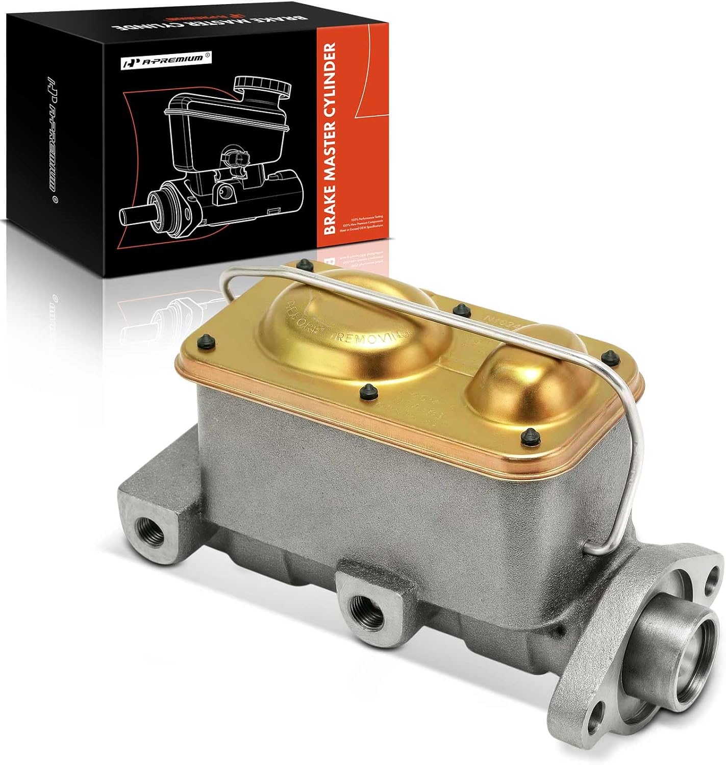 A-Premium Brake Master Cylinder with Reservoir and Cap Compatible with Chevrolet Malibu, Blazer & GMC Jimmy, G1500 & Pontiac Bonneville & Jeep Cherokee & Cadillac DeVille & Buick Electra & Oldsmobile