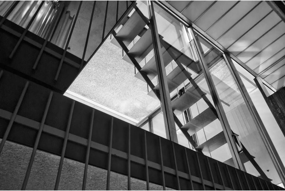Perspectivity - Neutra VDL House Silverlake Los Angeles California Modernism Architecture Fine Art Photography Print Black and White