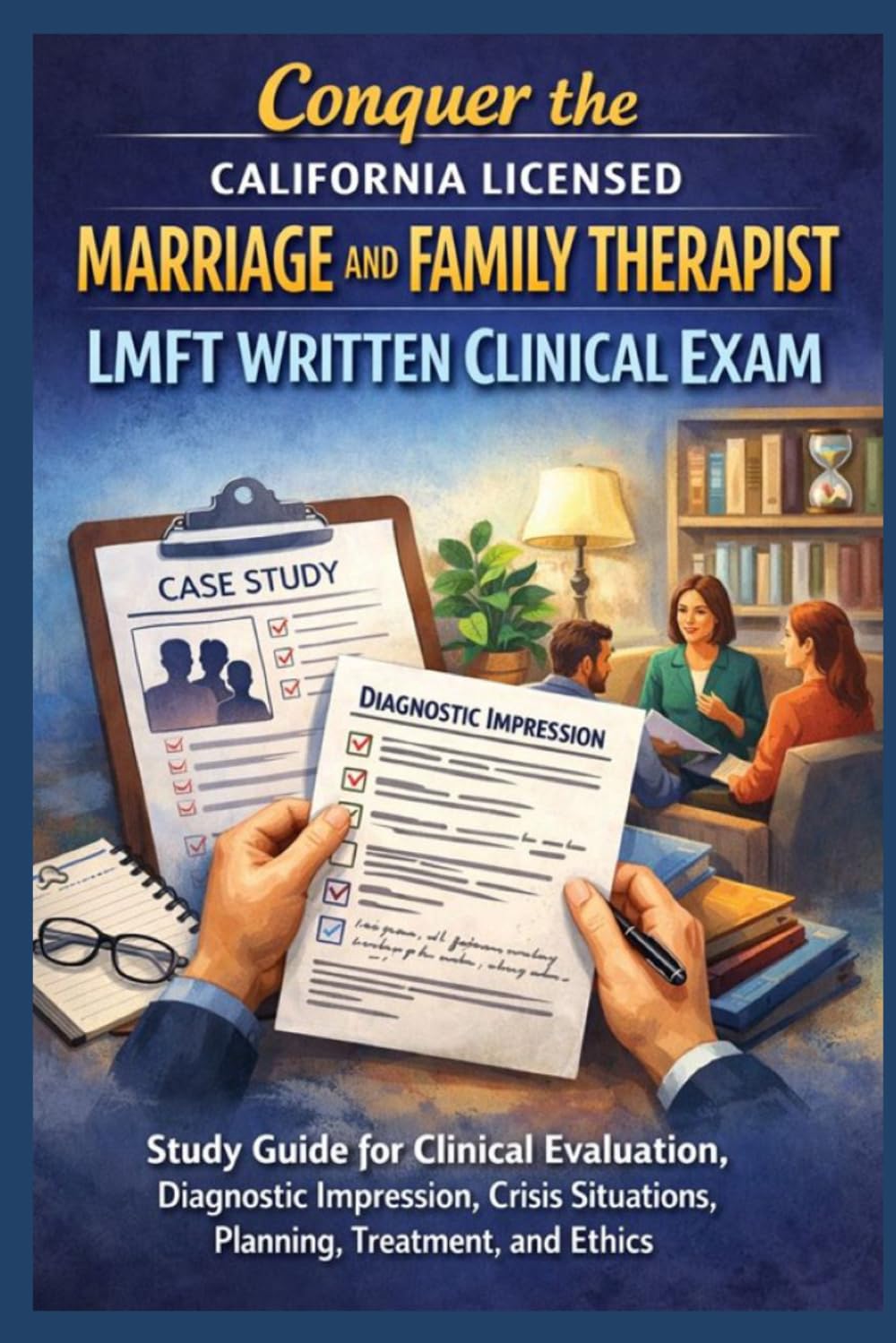 Conquer the California Licensed Marriage and Family Therapist LMFT Written Clinical Exam: Study Guide for Clinical Evaluation, Diagnostic Impression, ... and Ethics (Counseling and Social Work Exams)