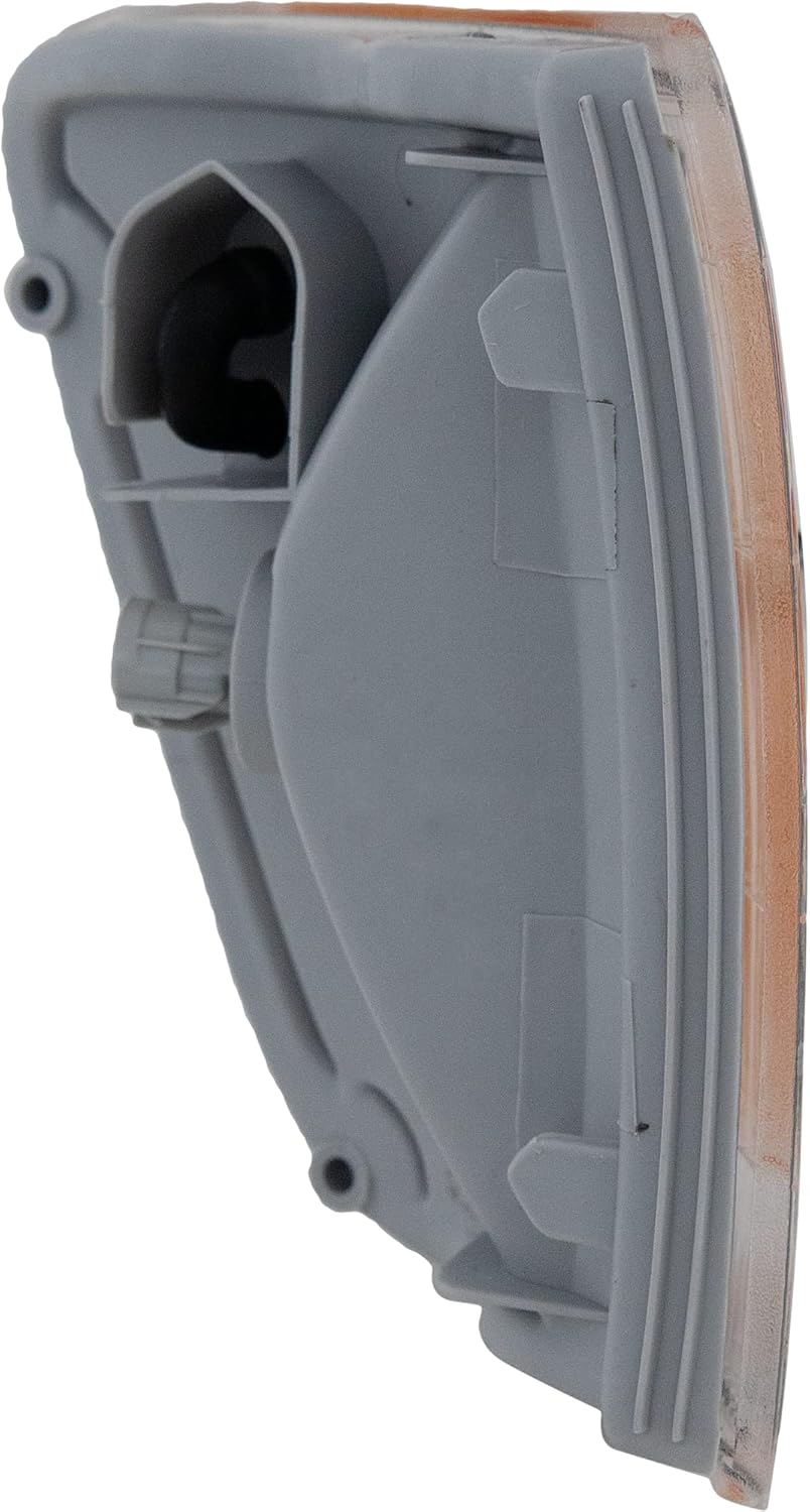 Evan-Fischer Corner Light Compatible with 1993-1998 Toyota T100 Plastic Clear & Amber Lens With bulb Driver Side