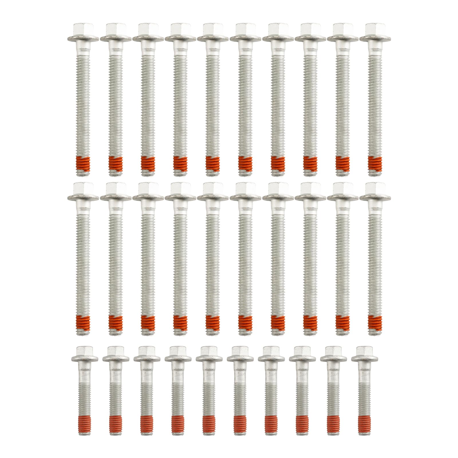 PHILTOP Head Bolt Set for Chevy Silverado 1500 2500 HD Classic Tahoe | For Suburban Avalanche 1500 Corvette Express, GMC Sierra Yukon XL 1500, Cadillac Escalade, 6.0L 5.3L 4.8L 6.2L, OE# ES72220