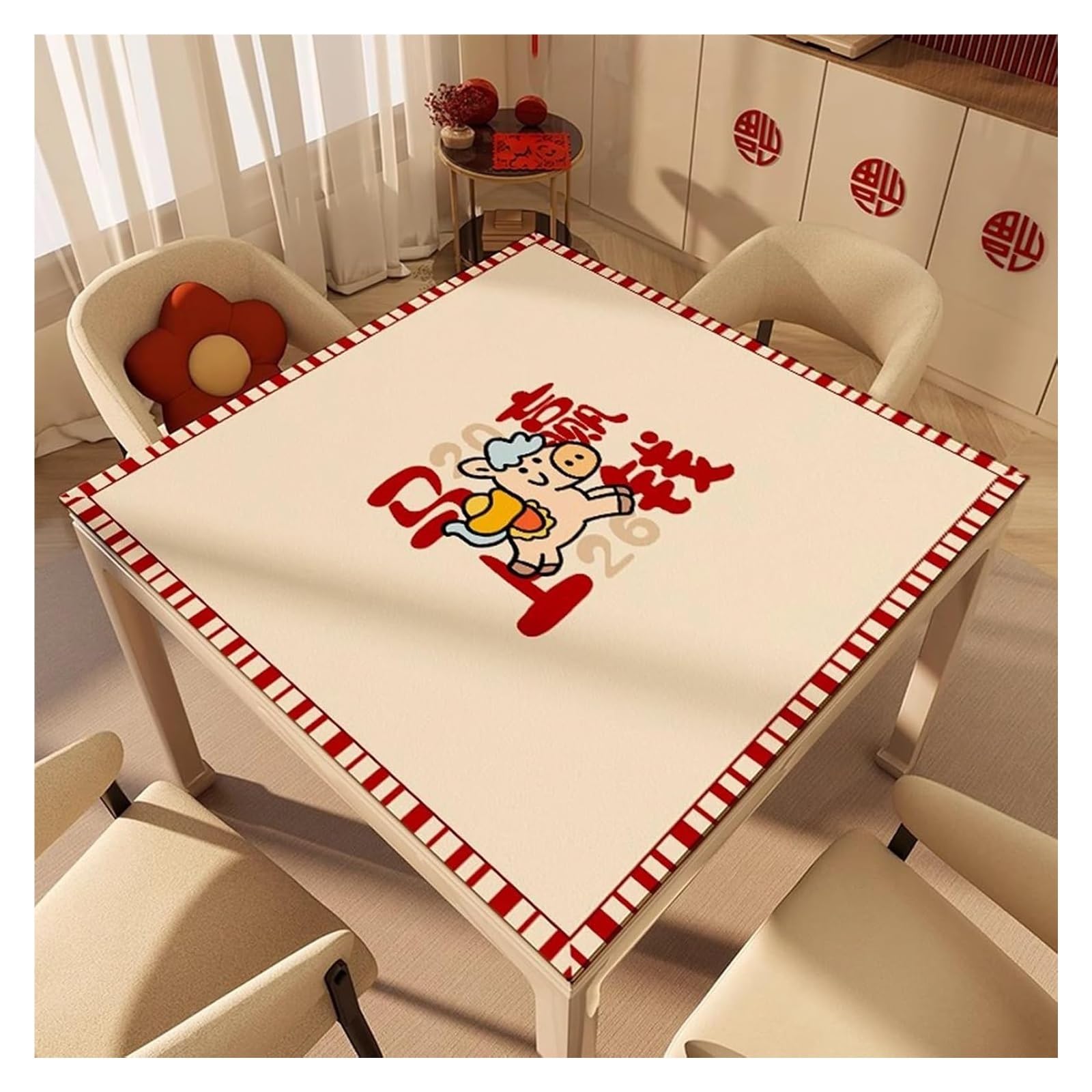 Tapis de Poker, Grand Tapis de Jeu antidérapant avec Envers en Caoutchouc(70cm/27.55in)