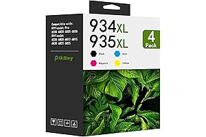 HP 934XL 935XL Ink Cartridges (4-Pack): Compatible HP 934XL 935XL High Yield...