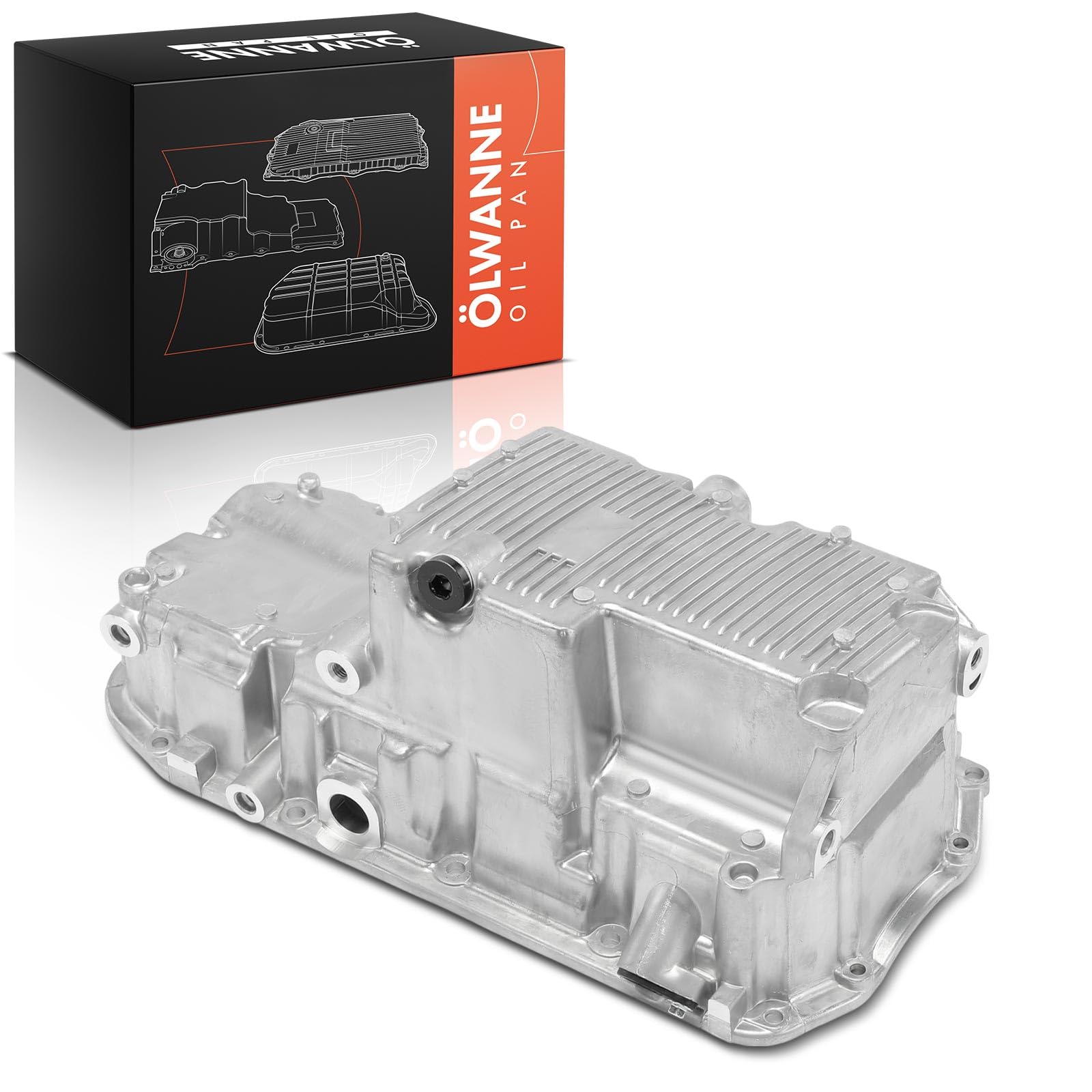 Frankberg Coppa dell'olio 55582917 | Compatibile con: Astra J, Insignia A Saloon G09, Insignia A Caravan G09, Astra J Caravan P10, Delta III 844