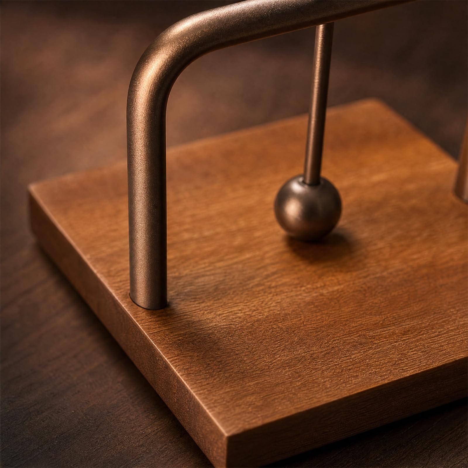 Servilletero con Base Madera Madera Africana Moderno Servilletero Mesa Cuadrado Elegante Servilletas con en U Metal para Hoteles, Gris