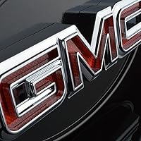 Vista 2 de Cubiertas de receptor de enganche con luz LED Autogem, cubierta de enganche GMC oficialmente licenciada (cromado)
