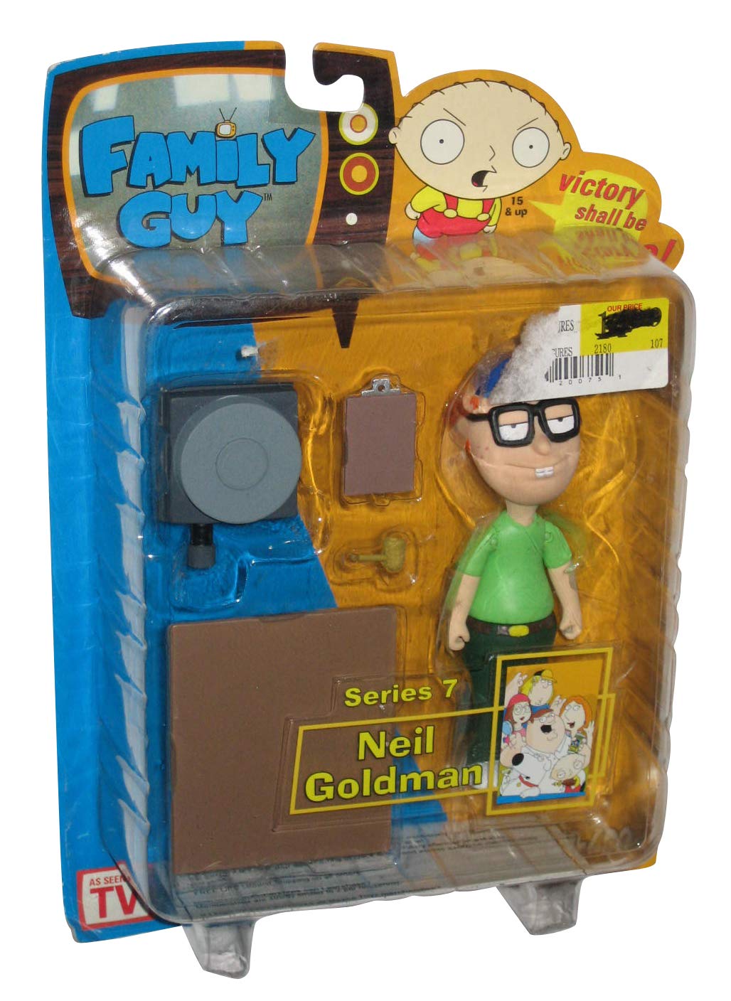 レア！ ファミリー・ガイ フィギュア MEZCO Amazon.co.jp: ファミリーガイシリーズ7:ニールゴールドマン