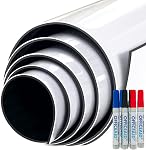 office aid Flexible Jumbo Dry Erase White Board Roll, 41x96 Inch Removable Blank Giant Laminated Marker Board Surface, Huge Erasable Business Wall Poster Sheet for Office,Classroom