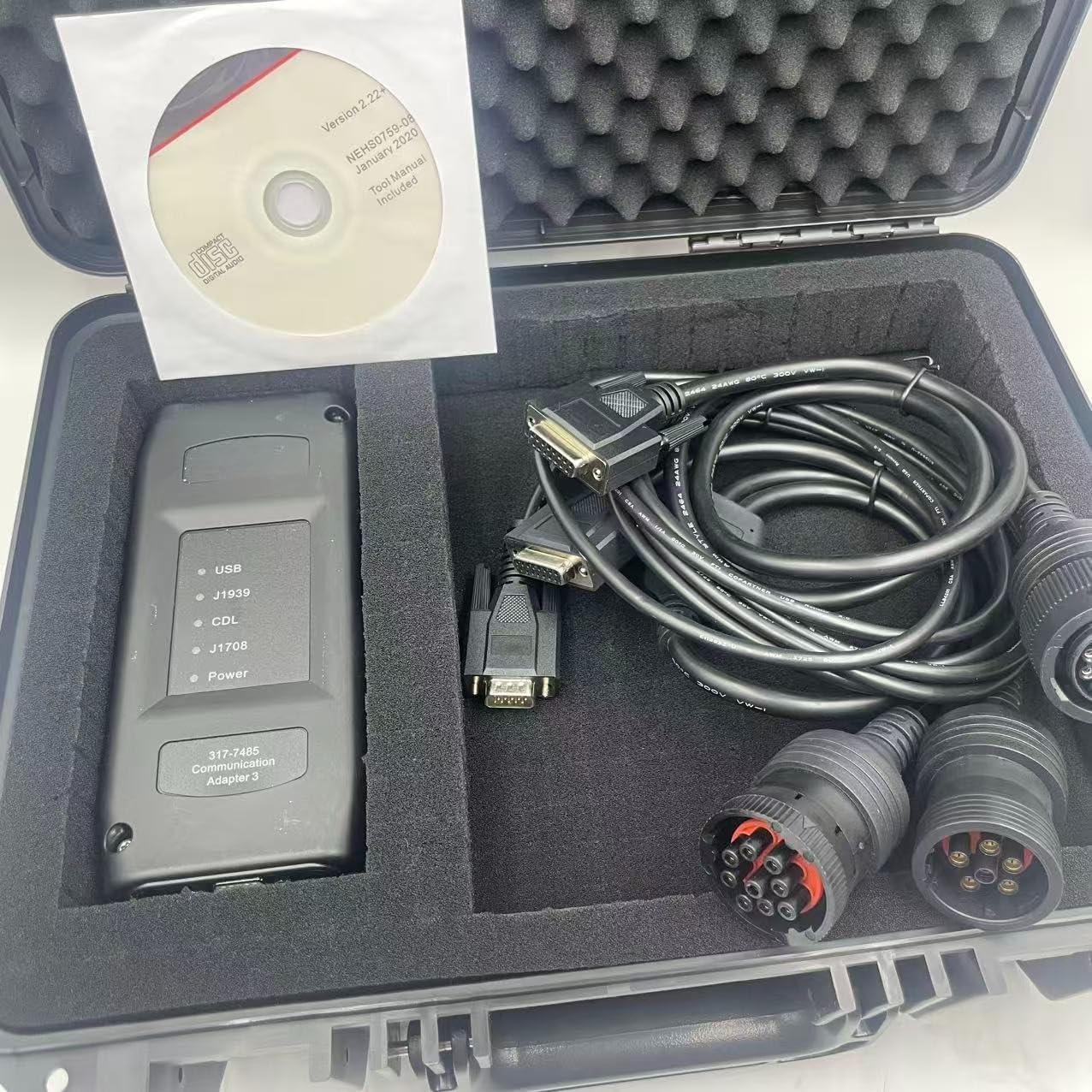 Compatible 2018 Version ET3 Communication Adapter Group ET III Electric System Diagnostic Tool Kit 3177485 317-7485