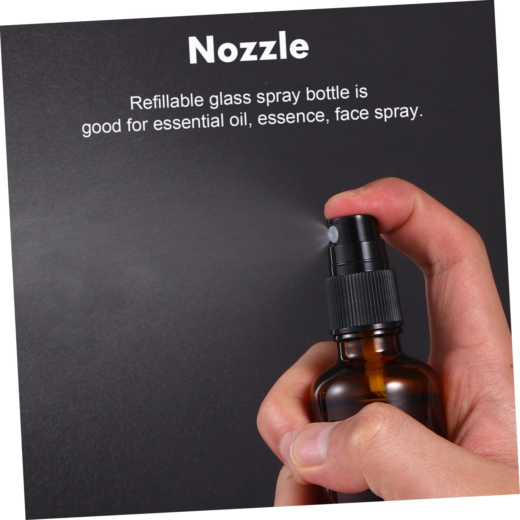 VALICLUD 10pezzi Spray in Vetro Riutilizzabili Piccoli Spray Vuoti Per Essenziali e Cosmetici