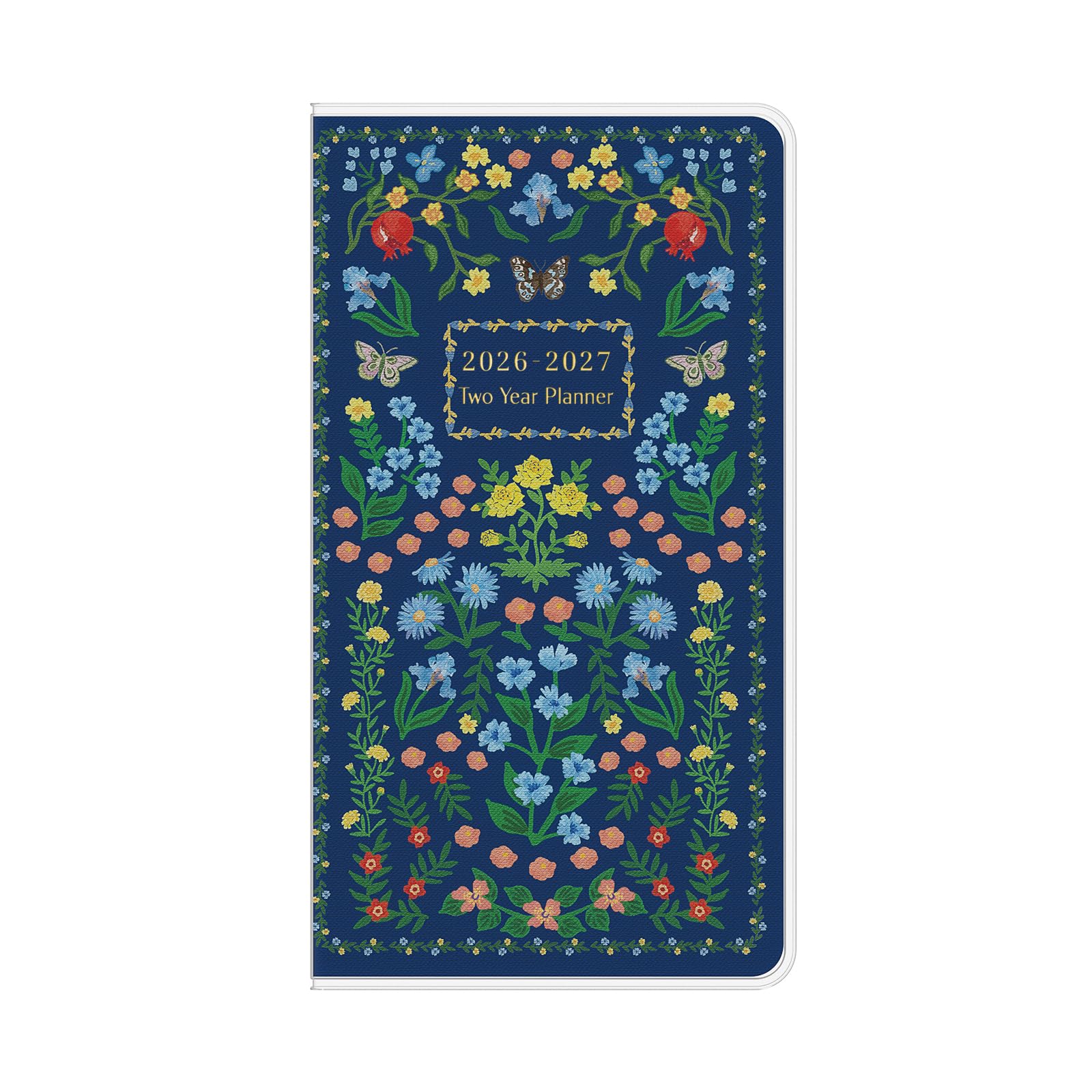 Photo 1 of Jotsome Pocket Calendar 2026-2027, 3.5" x 6.4", Floral Design