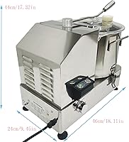 Vista 7 de TECHTONGDA Procesador de alimentos y picador de verduras, picadora de carne comercial, picadora eléctrica de acero inoxidable, picadora de carne