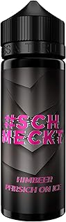 #schmeckt Aroma Himbeer Pfirsich On Ice, Shake-and-Vape zum Mischen mit Base Liquid für e-Zigarette, 0.0 mg Nikotin, 20 ml