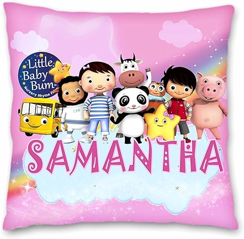 Little BB Pillow with Name - 16in insert included