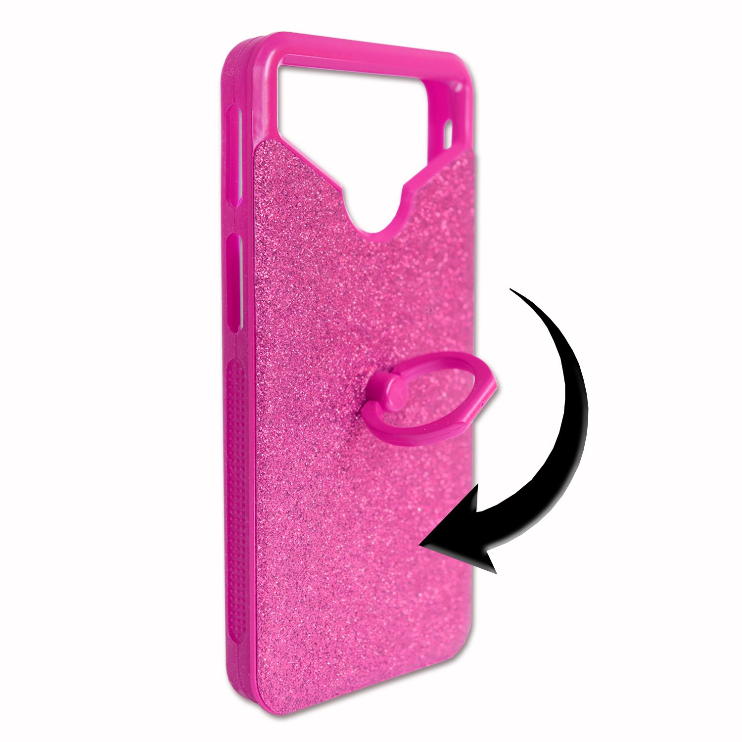 Coque arrière - PH26 - HomTom C1 - Rose - Silicone gel - Antichocs