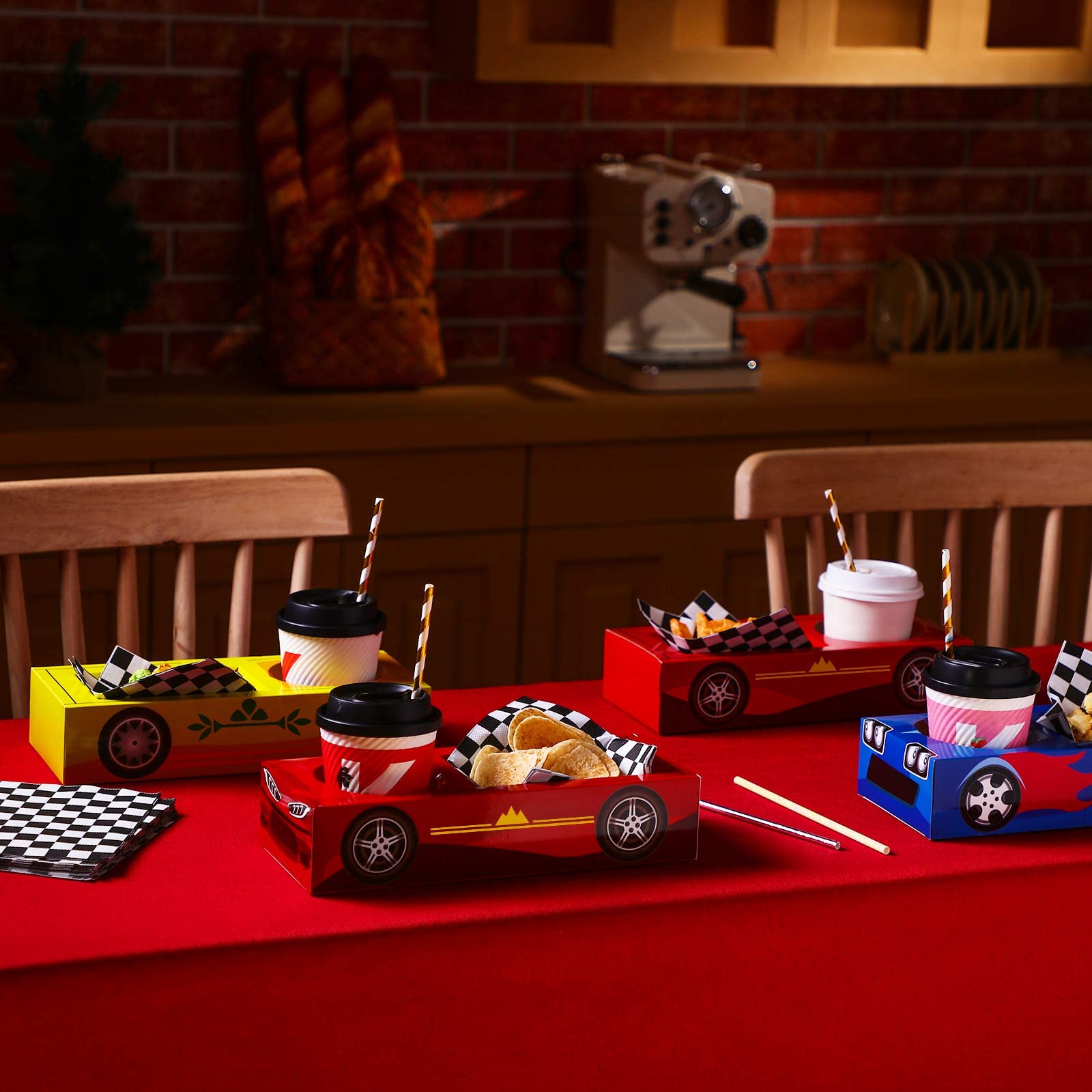 Race Car Party Favor Boxes Editable Growing Up Two Fast Gable Box