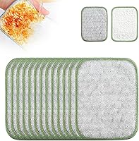 Vista 8 de Trapos multiusos de alambre para lavar platos en húmedo y seco, almohadillas de metal reutilizables 2026, paños de esponja, toallas limpias, paño