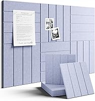 Vista 78 de FLUXYNARA - Tablero de anuncios de fieltro 48 x 36 pulgadas, alternativa al corcho, paquete de 12, 70 lengüetas adhesivas, panel de pared grueso