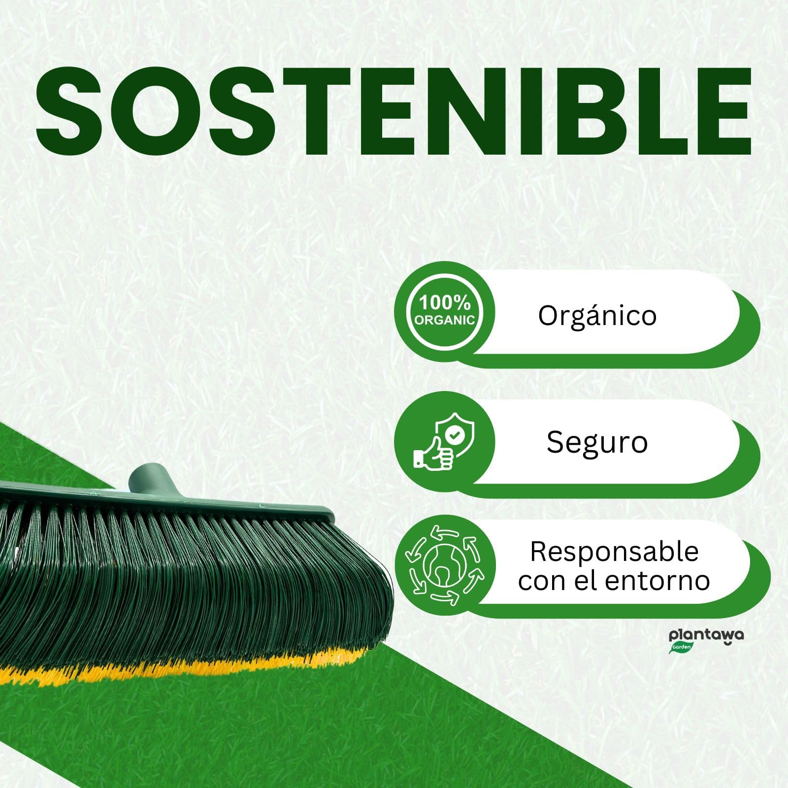PLANTAWA Cepillo para Césped Artificial | Escoba para Limpiar, Peinar y Levantar Fibras | Ideal para Jardín, Terraza y Exterior | Sin Mango y Ligero — view 5