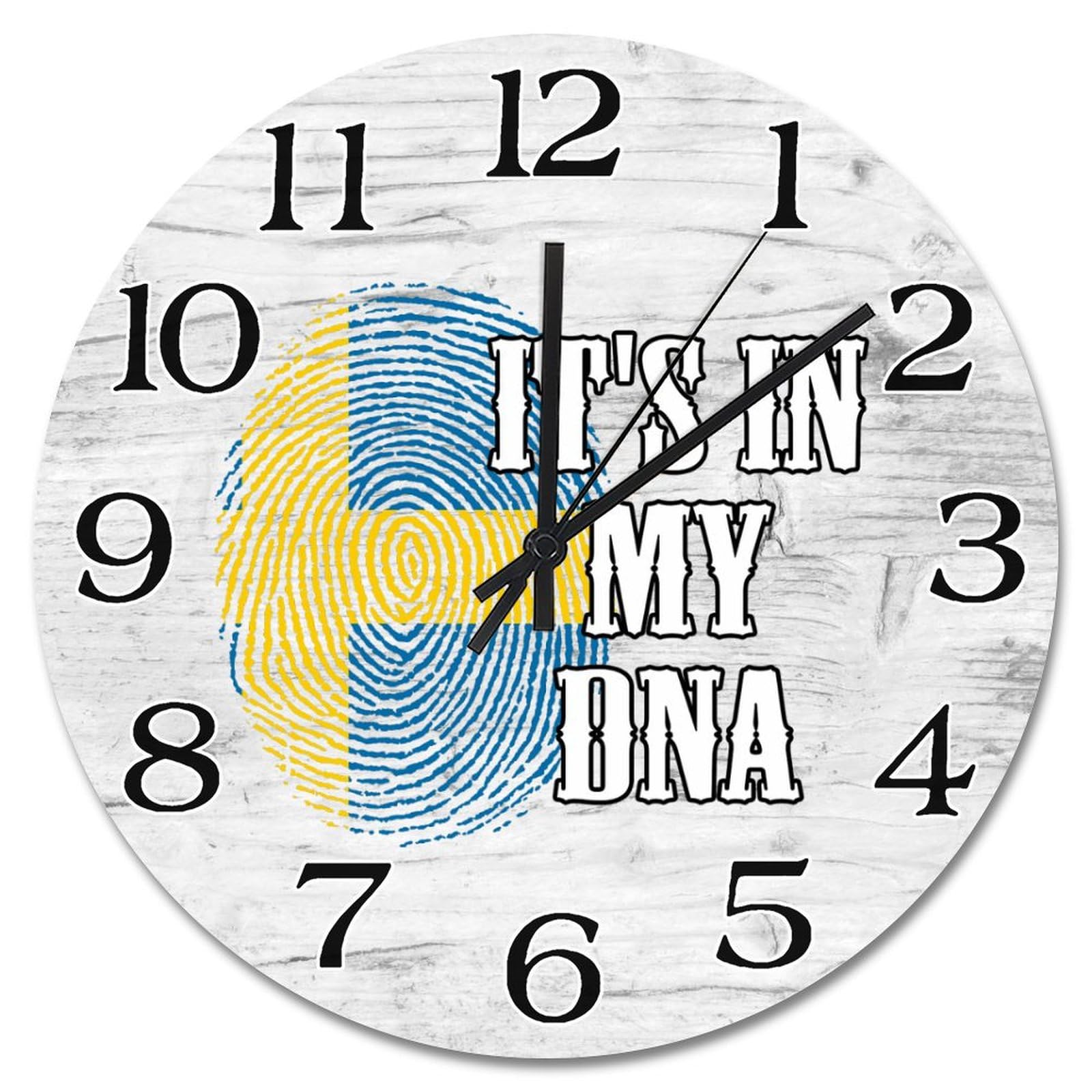Horloge murale vintage Suède le cadeau idéal pour un ami étranger passionné d'histoire