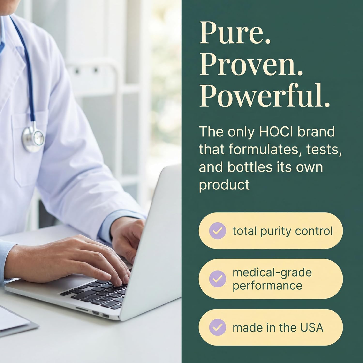 Jusspray™ Hypochlorous Acid Spray for Face and Skin | HOCI Facial Cleanser Mist | 4 oz Hypochlorous Acid for Face, Skin, Acne, Eczema, Body Acne Sprays, Piercing Aftercare, Wound Solution