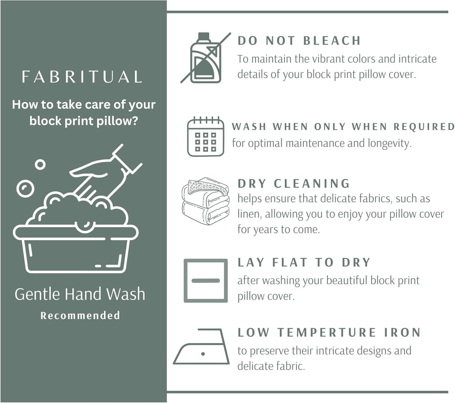 Block Print Duck Canvas 22X22 Throw Pillowcase Cushion Cover with Zipper for Sofa, Couch and Bed, Fall Decoration, Farmhouse, Outdoor, Living Room, Home Décor, Heera Moti,