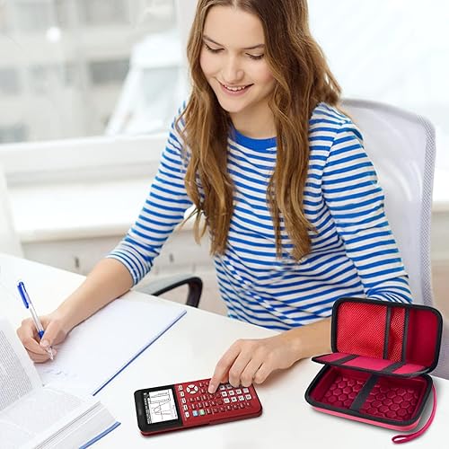 Miniatura 44 de Funda compatible con Texas Instruments TI-Nspire CX II/TI Nspire CX/TI-NSPIRE CX-II T CAS/para calculadora gráfica a color TI-84 Plus/TI-83 Plus CE