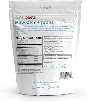 Humann Neo40 Daily & Memory + Focus Chews