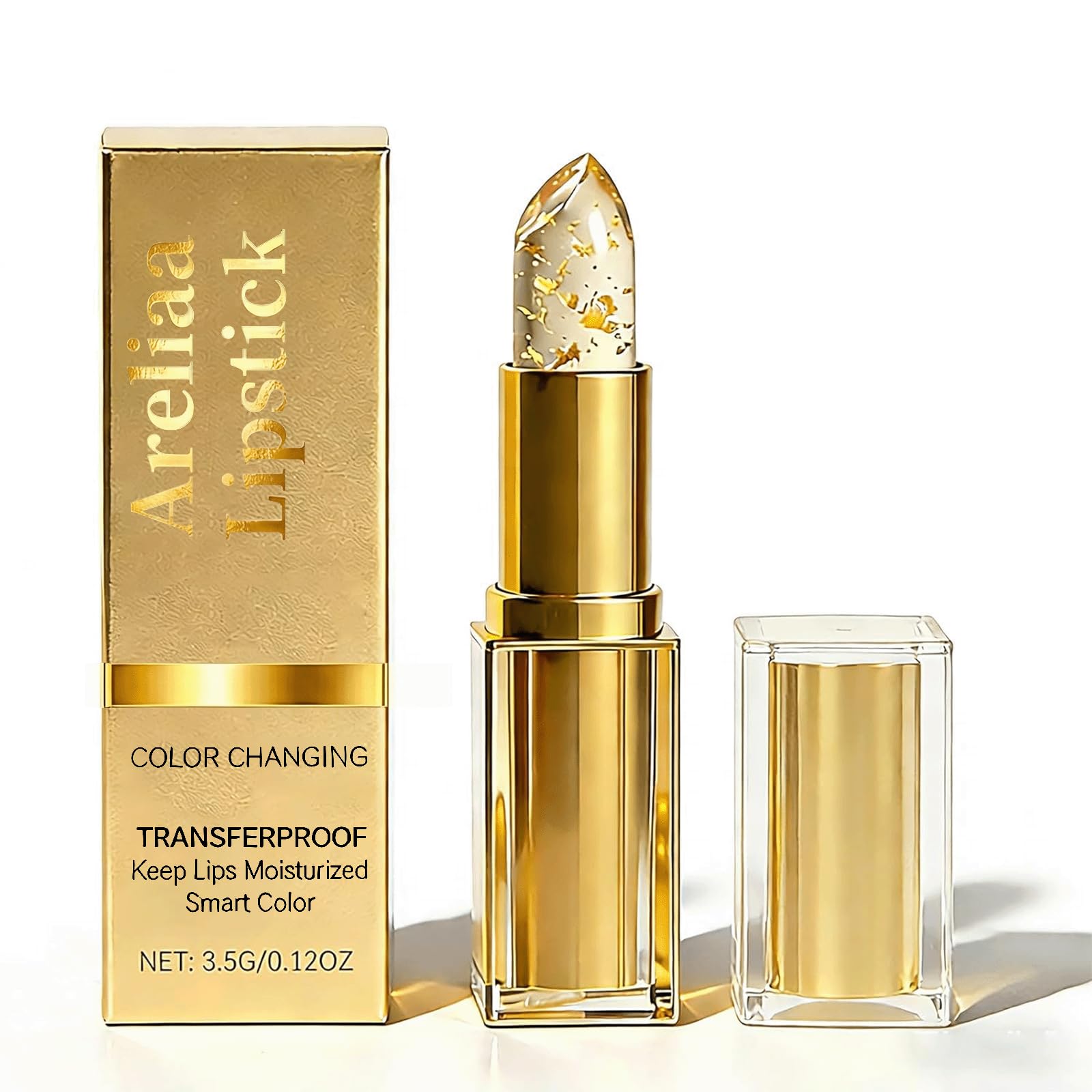 Areliaa Lipstick,Areliaa Skin-Adaptive Lipstick,PH Lipsticks Color Changing,Long Lasting Moisturizing Tinted Lip Balm,Lipstick for Older Women (1pcs) - 2