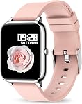 KALINCO Smart Watch, Fitness Tracker with Heart Rate Monitor, Blood Oxygen Tracking, 1.4 Inch Touch Screen Smartwatch Fitness Watch for Women Men Compatible with Android iOS