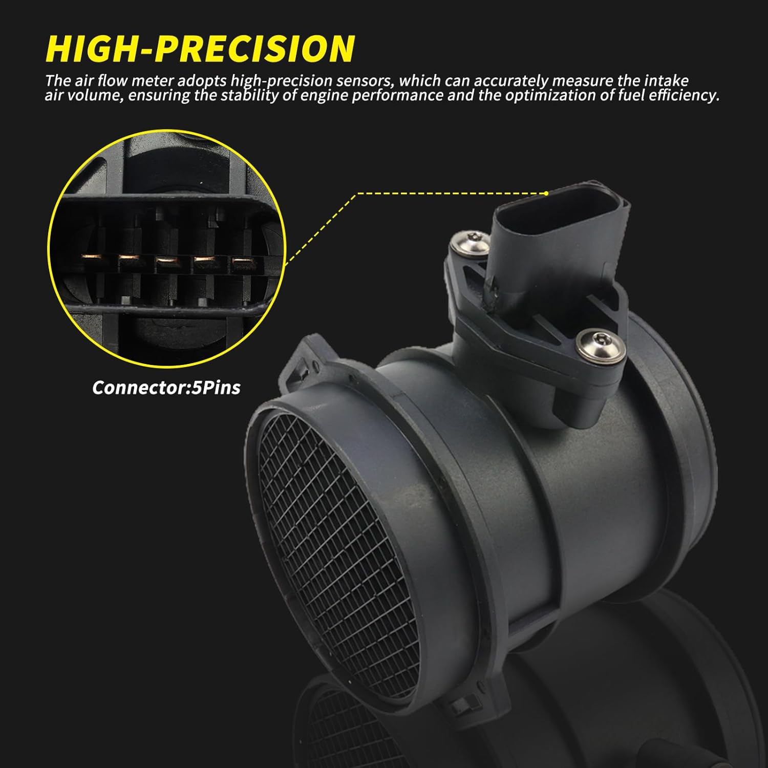 1130940048 Mass Air Flow Sensor Meter for Mercedes-Benz E G M R S CLS Class E500 G500 ML500 R500 S500 CLS500 Replace# 280218344