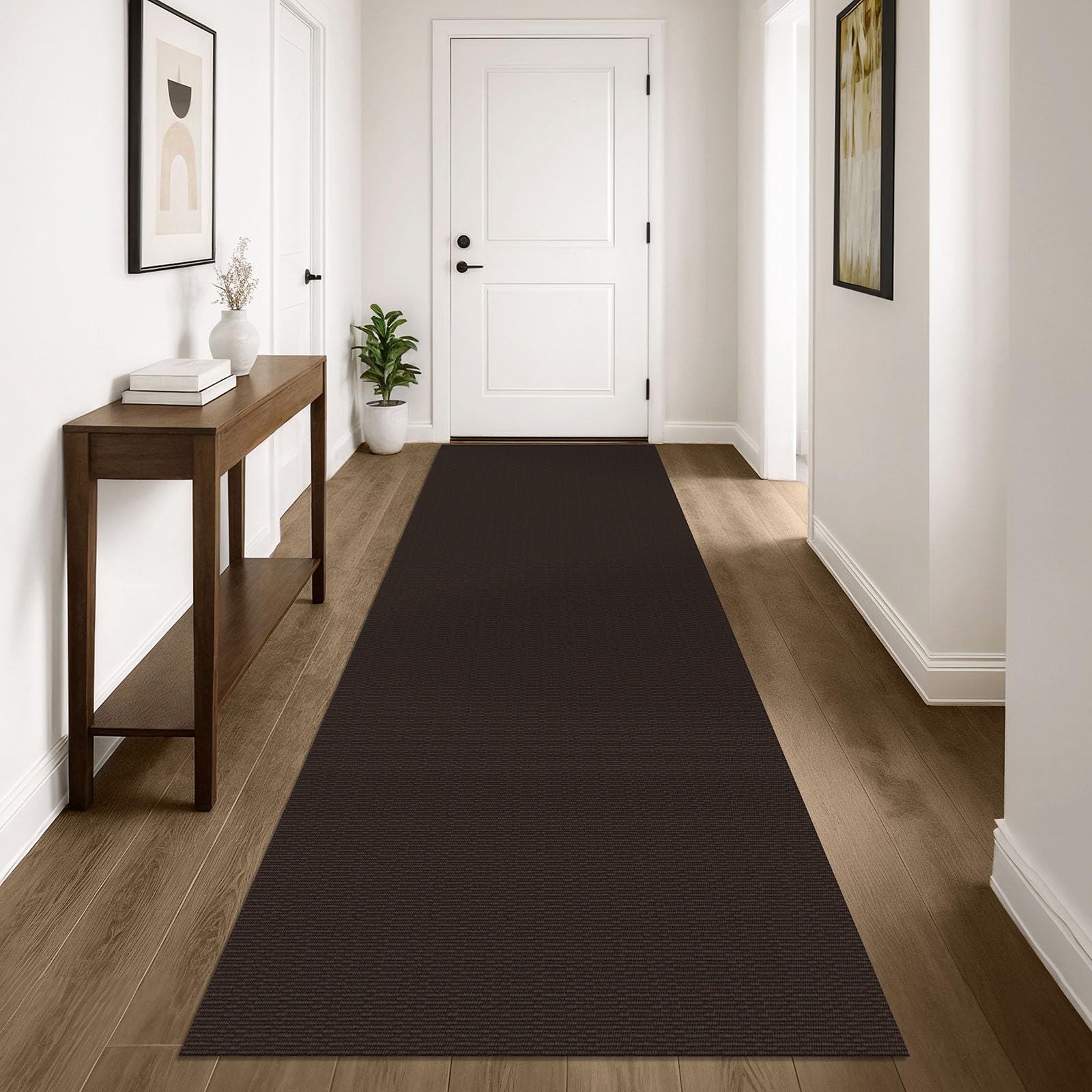 KOZYFLY Washable Runner Rug 3x10 ft Hallway Kitchen Runner Rugs with Rubber Backing Bobo Entryway Runner Indoor, Long Carpet Runners for Hall Kitchen