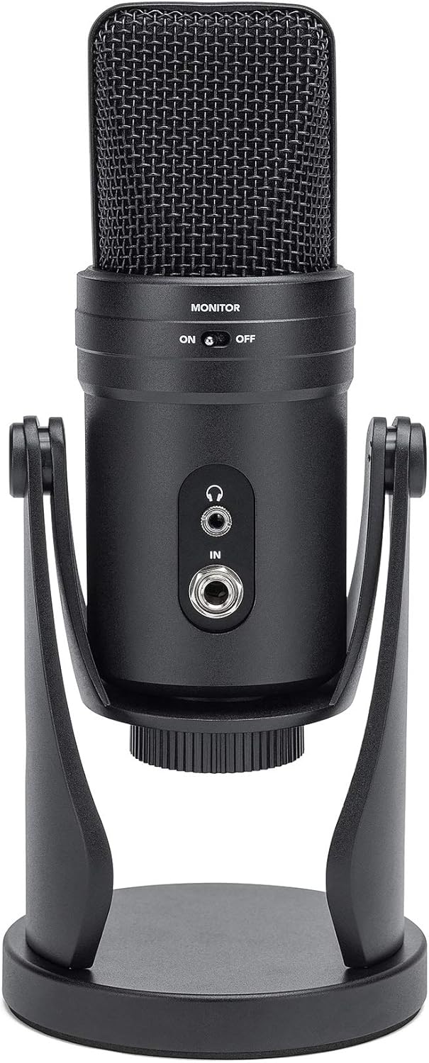 Samson G-Track Pro Studio USB Condenser Microphone Mic+Built in Audio Interface Bundle with Rockville iUSB USB-A to Lightning Adapter Dongle USB (2 Items)