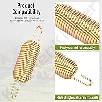 Vista 3 de KitchenKipper Muelle de tensión tensor de cubierta de cortacésped 781302 compatible con cortacésped Hustler FasTrak SD Super Z, uso en 926253 926295