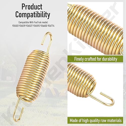 Miniatura 3 de KitchenKipper Muelle de tensión tensor de cubierta de cortacésped 781302 compatible con cortacésped Hustler FasTrak SD Super Z, uso en 926253 926295