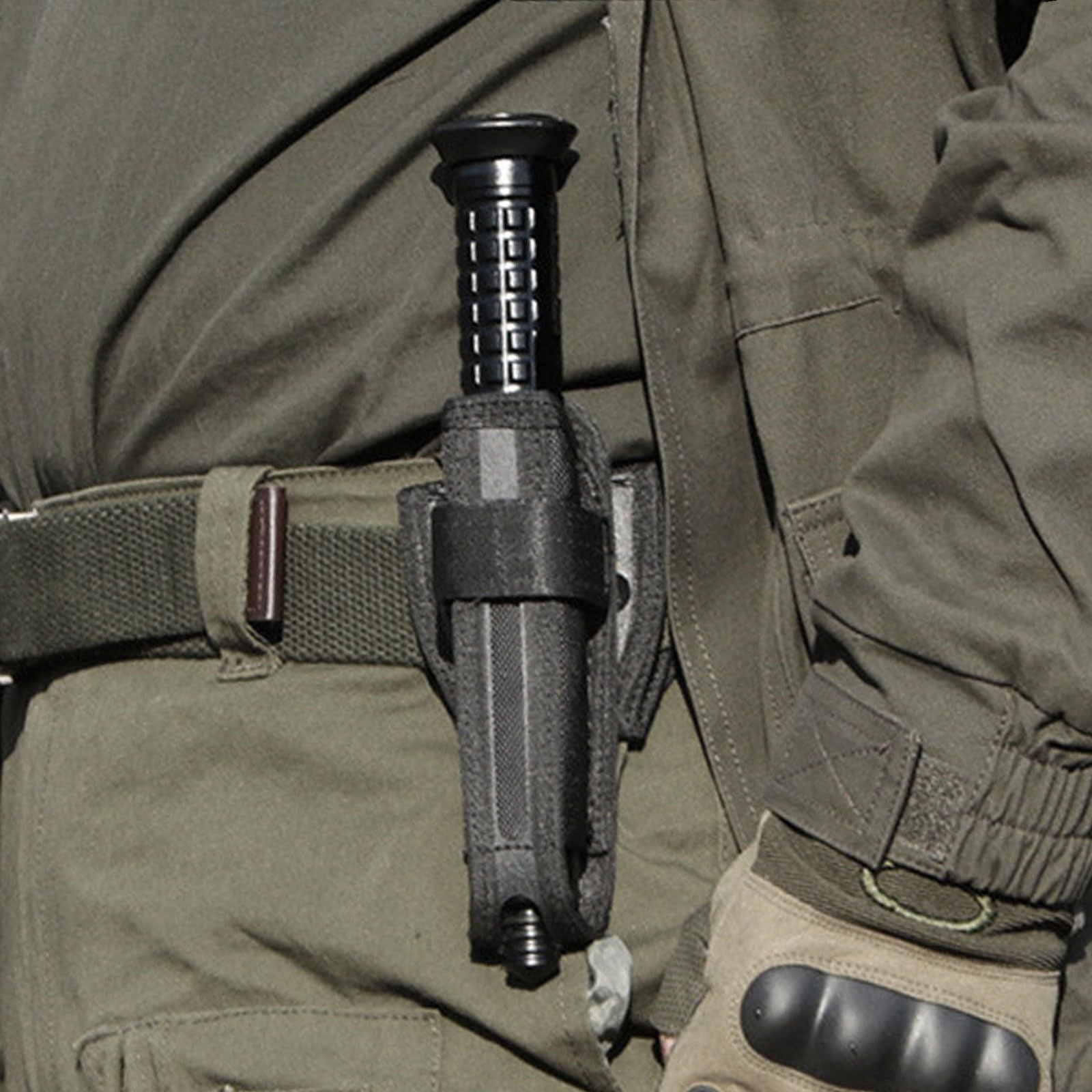 Amazon.co.jp: 360度回転する警棒ホルダー、拡張可能なスティック