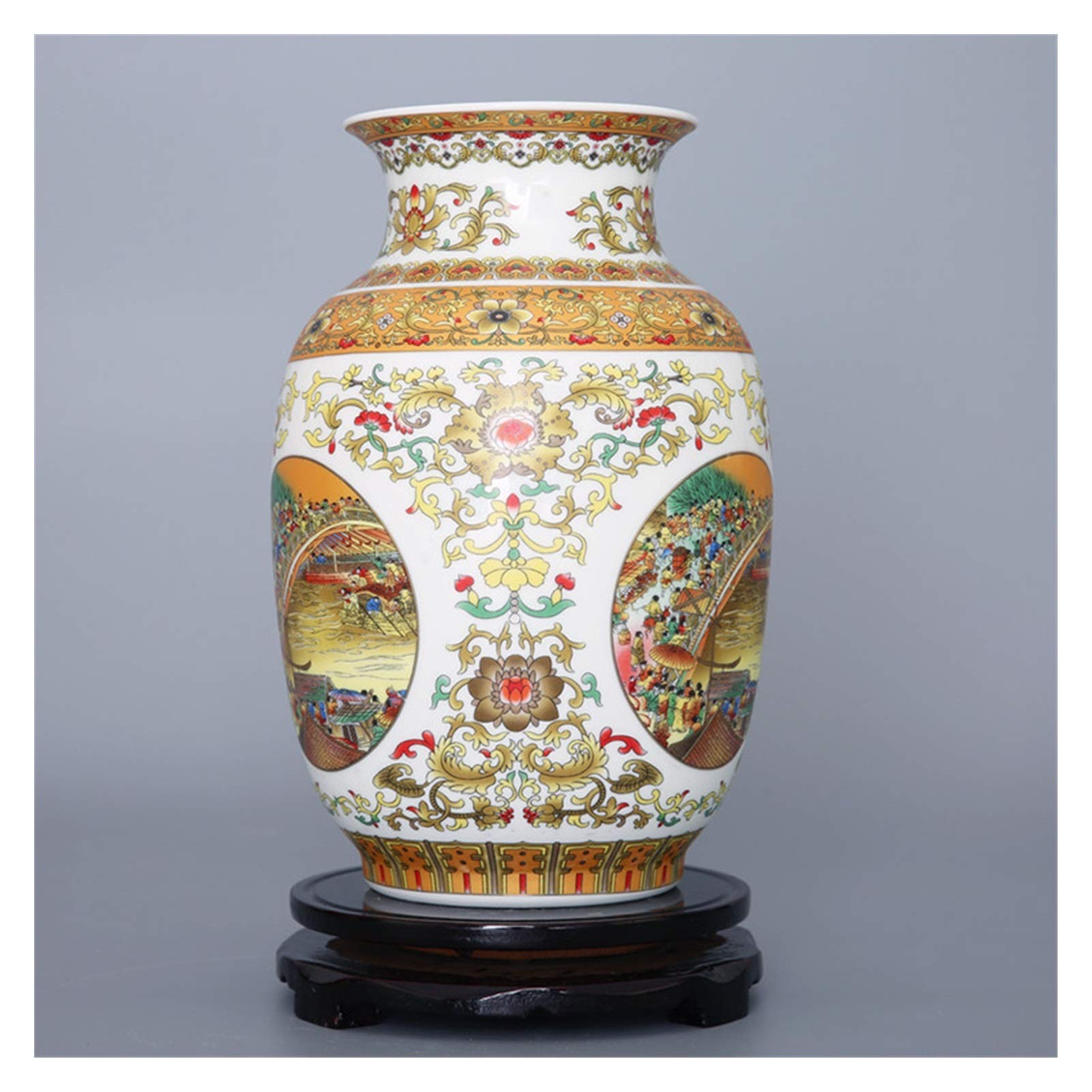 Wazony Chińskie Ceramiczne Figurki Wazonowe Qingming Shanghetu Do Domu, Salonu, Dekoracji, Rzemiosła, Akcesoriów Biurowych, Wazonów Do Dekoracji