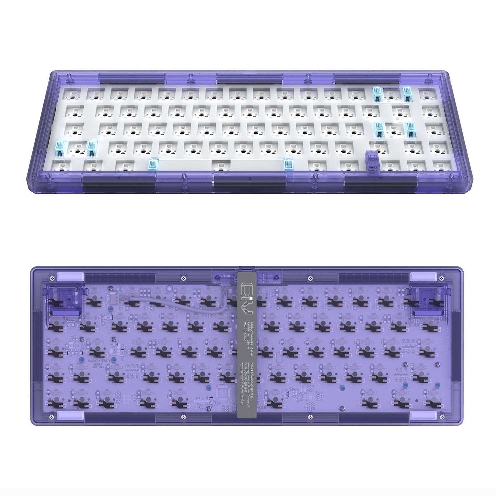 Amazon | Jufjsfy GAS67 カスタマイズされたメカニカル キーボード