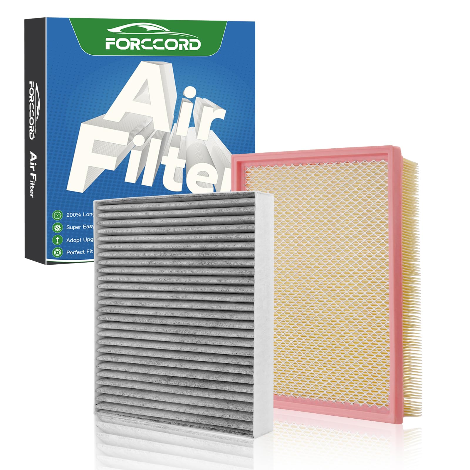 Cabin &amp; Engine Air Filter Combo for Nissan Frontier 2022-2026 (ONLY 3.8L)