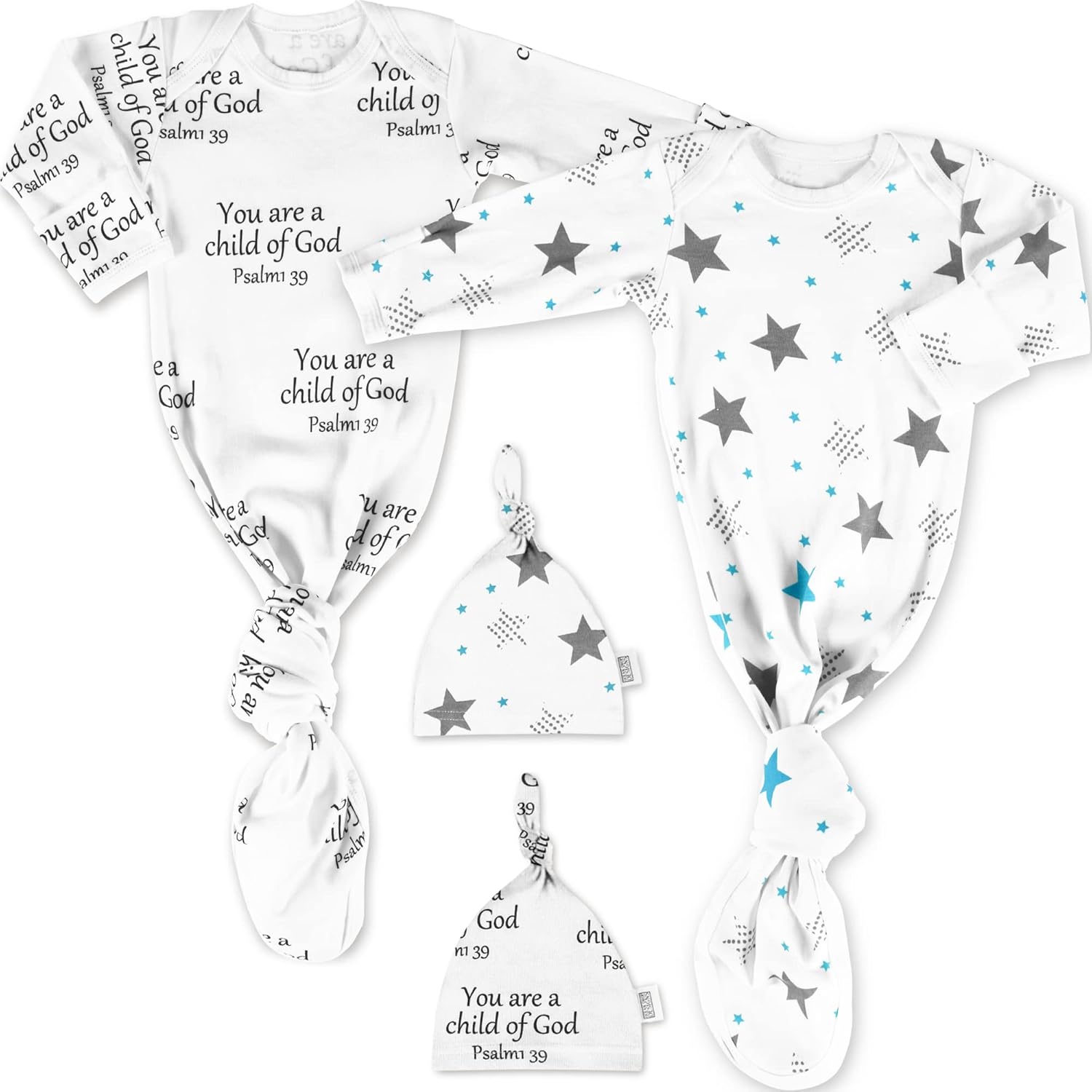 Ocean Drop Designs Newborn Knotted Gown (06 M) 100