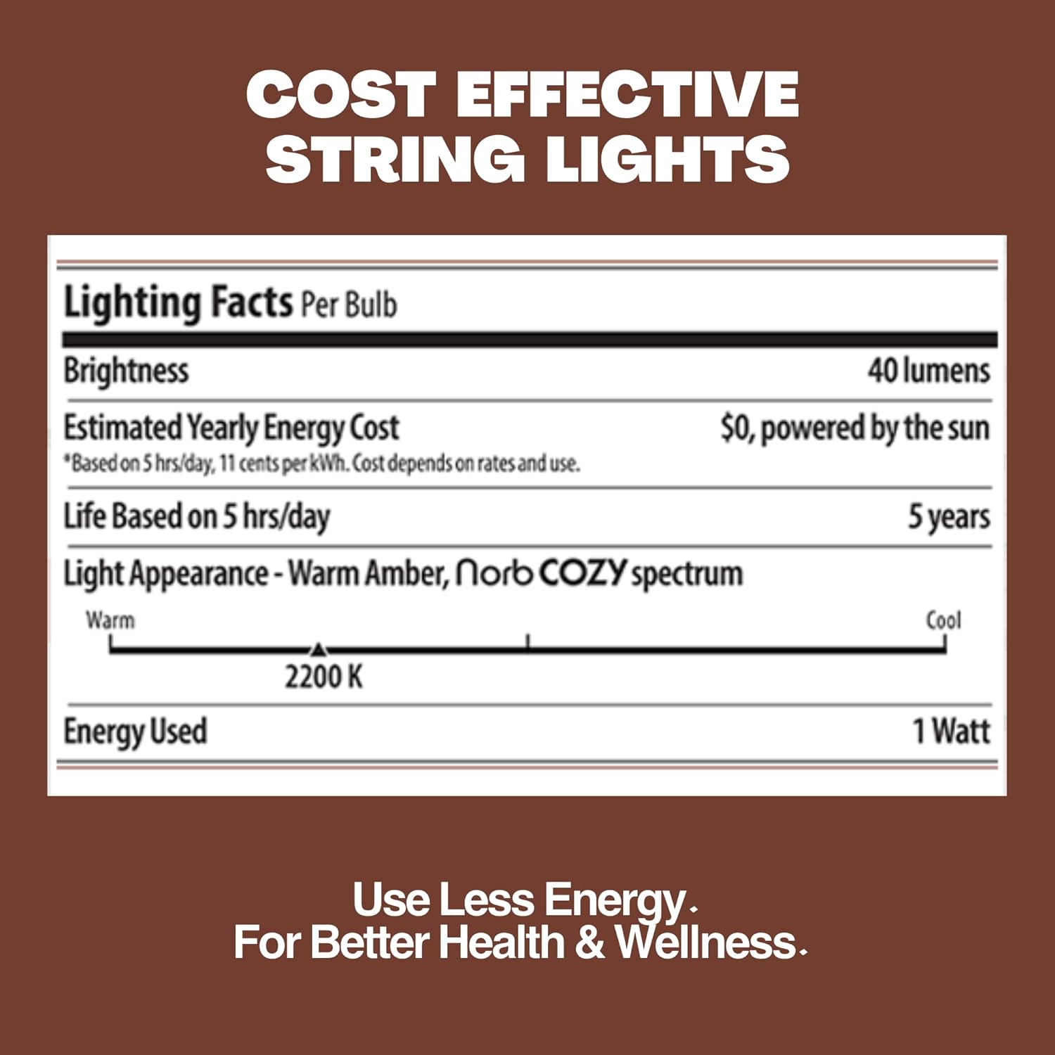 Norb Solar String Lights Outdoor 35FT – NorbSOLAR Weatherproof LED Patio Lights with Warm Candle-Like Glow, Shatterproof Vintage Bulbs, Solar Powered & Energy-Efficient, Outdoor & Event Use