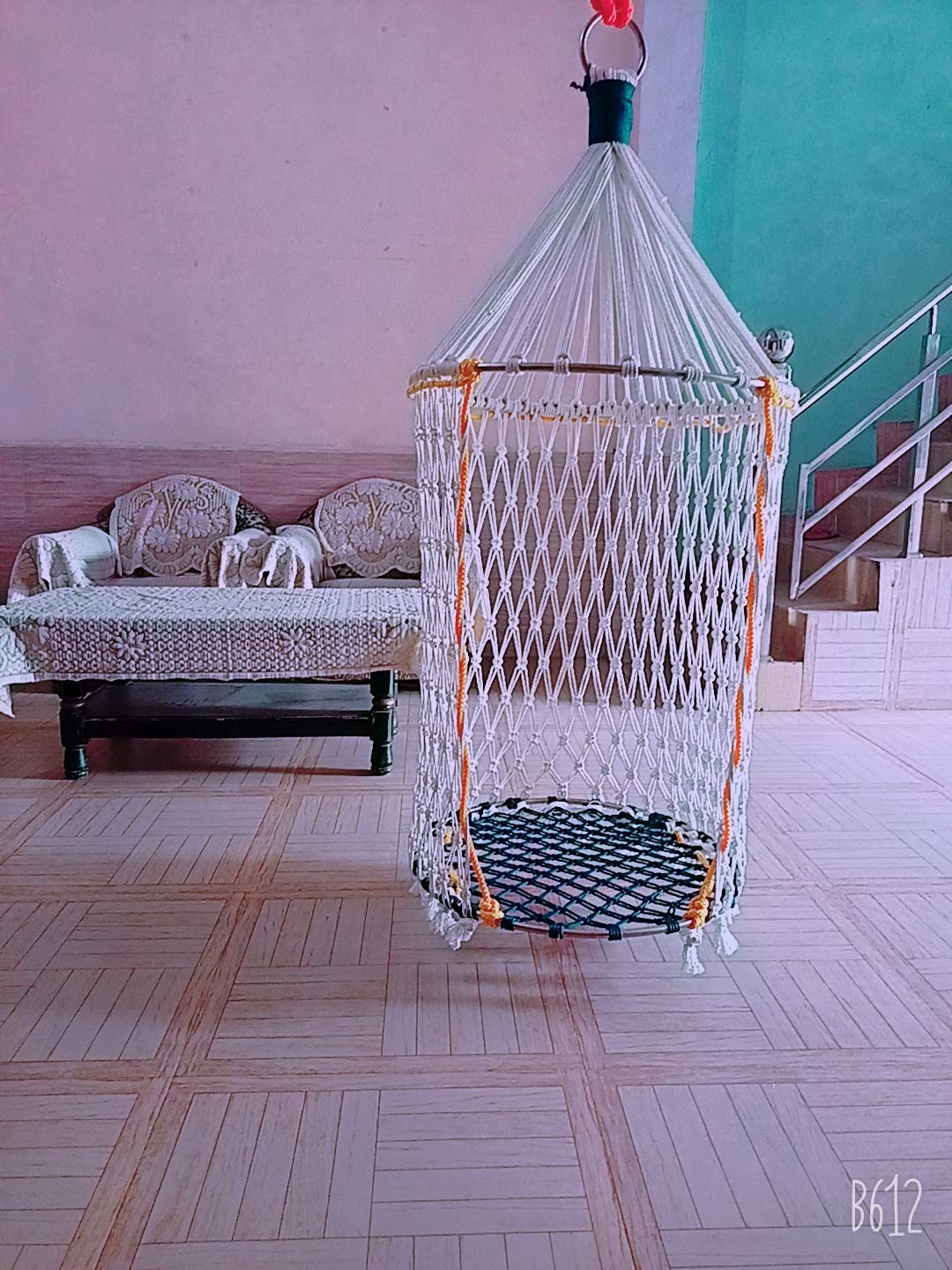 VIK Hammock Swing Chair Jhula with Chain Accessories for Kids and Adults Amazon.in Home & Kitchen
