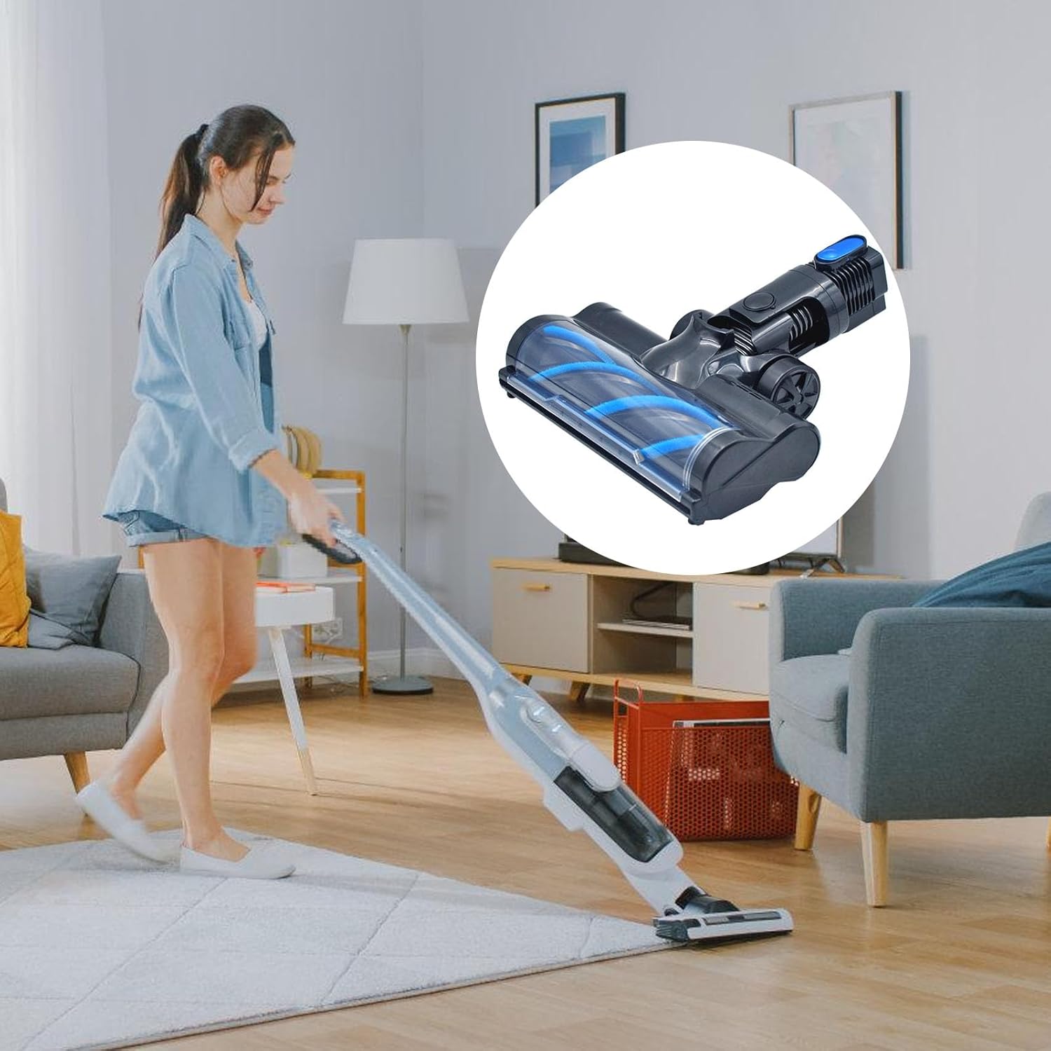 Vacuum Attachment Vacuum Brush Head Dusting Brushes Vacuum Accessories Suitable for Various Models