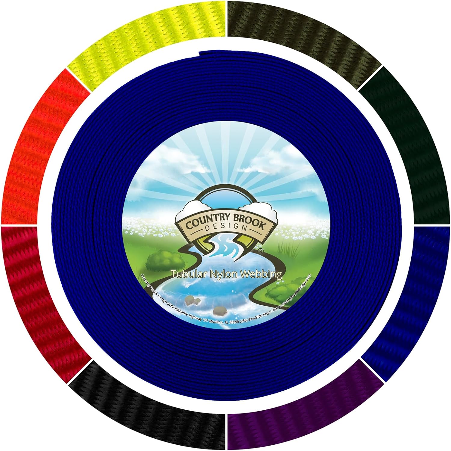 Country Brook Design - Tubular Nylon Webbing (1 Inch)