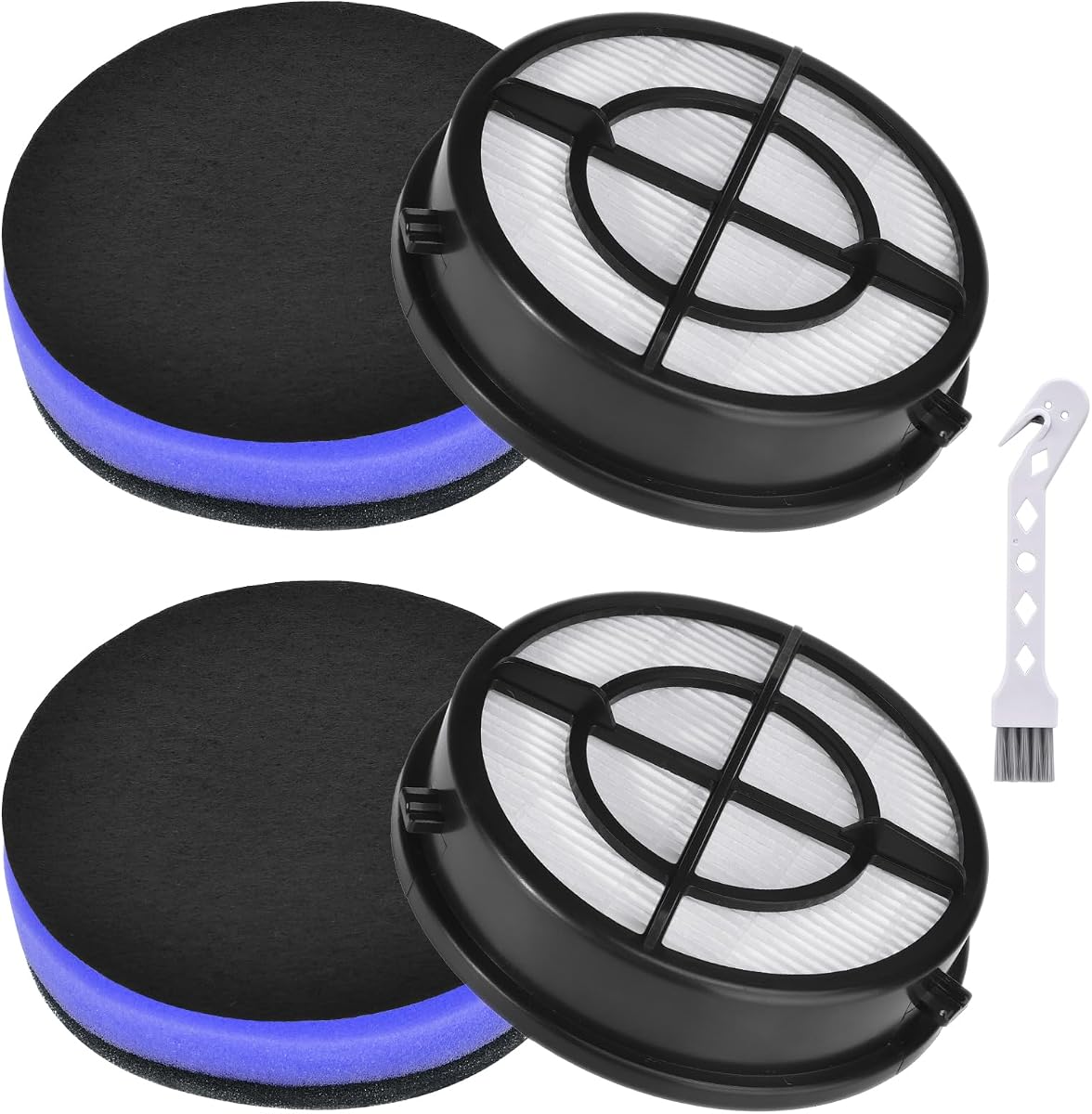 2790 Filter Replacement for Bissell Pet Hair Eraser Turbo Pro/Plus Vacuum | 27909 2790W 2281 2461 3126 31269 Filter, for Bissell Pet Hair Eraser Turbo 2475, Replace to part # 1606751 & 1603437, 4 Pack